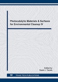 Cover: Photocatalytic Materials & Surfaces for Environmental Cleanup IV - Trans Tech Publications Ltd
