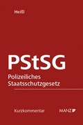 Cover: Polizeiliches Staatsschutzgesetz PStSG - Manz