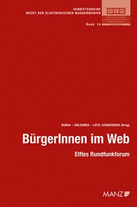 Enlarge image Cover: BürgerInnen im Web - Manz