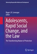Cover: Adolescents, Rapid Social Change, and the Law - Springer