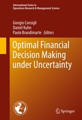 Cover: Optimal Financial Decision Making under Uncertainty - Springer