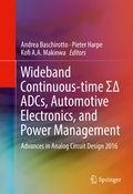 Cover: Wideband Continuous-time S? ADCs, Automotive Electronics, and Power Management - Springer