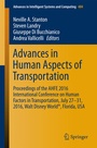 Cover: Advances in Human Aspects of Transportation - Springer