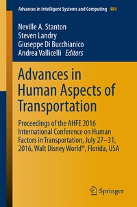 Enlarge image Cover: Advances in Human Aspects of Transportation - Springer