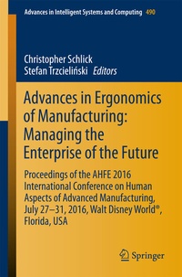 Abbildung von: Advances in Ergonomics of Manufacturing: Managing the Enterprise of the Future - Springer