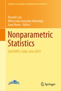Cover: Nonparametric Statistics - Springer