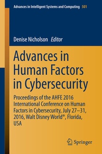 Abbildung von: Advances in Human Factors in Cybersecurity - Springer