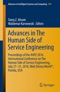 Cover: Advances in The Human Side of Service Engineering - Springer