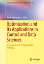 Cover: Optimization and Its Applications in Control and Data Sciences - Springer