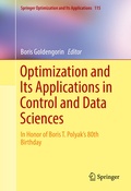 Cover: Optimization and Its Applications in Control and Data Sciences - Springer