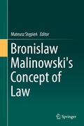 Cover: Bronislaw Malinowski's Concept of Law - Springer