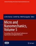 Cover: Micro and Nanomechanics, Volume 5 - Springer