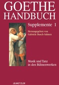 Cover: Goethe-Handbuch Supplemente - J.B. Metzler
