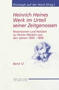 Cover: Heinrich Heines Werk im Urteil seiner Zeitgenossen - J.B. Metzler