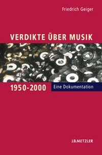 Enlarge image Cover: Verdikte über Musik 1950-2000 - J.B. Metzler