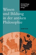 Cover: Wissen und Bildung in der antiken Philosophie - J.B. Metzler