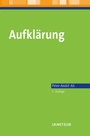 Cover: Aufklärung - J.B. Metzler