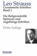 Cover: Leo Strauss: Gesammelte Schriften - J.B. Metzler