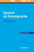 Cover: Deutsch als Fremdsprache - J.B. Metzler