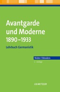Cover: Avantgarde und Moderne 1890-1933 - J.B. Metzler