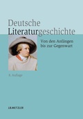 Cover: Deutsche Literaturgeschichte - J.B. Metzler