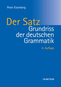 Abbildung von: Grundriss der deutschen Grammatik - J.B. Metzler