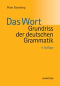 Cover: Grundriss der deutschen Grammatik - J.B. Metzler