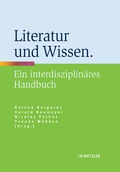 Cover: Literatur und Wissen - J.B. Metzler
