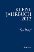 Cover: Kleist-Jahrbuch 2012 - J.B. Metzler