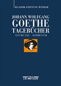 Cover: Johann Wolfgang Goethe: Tageb&uuml;cher - J.B. Metzler
