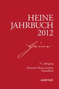 Cover: Heine-Jahrbuch 2012 - J.B. Metzler