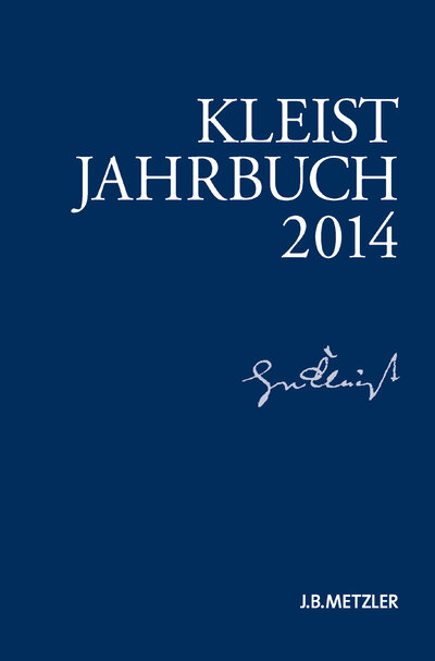 Abbildung von: Kleist-Jahrbuch 2014 - J.B. Metzler