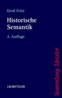 Cover: Historische Semantik - J.B. Metzler