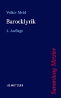 Cover: Barocklyrik - J.B. Metzler