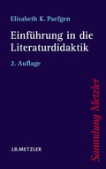 Cover: Einf&uuml;hrung in die Literaturdidaktik - J.B. Metzler
