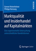 Bild: Marktqualit&auml;t und Insiderhandel auf Kapitalm&auml;rkten - Springer Gabler
