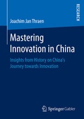 Cover: Mastering Innovation in China - Springer Gabler