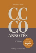 Cover: Code civil suisse et Code des obligations annot&eacute;s (CC & CO) - Edition cuir et &eacute;dition num&eacute;rique - Helbing & Lichtenhahn