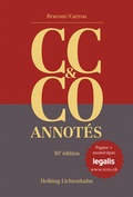Cover: Code civil suisse et Code des obligations annot&eacute;s (CC & CO) - Edition similicuir et &eacute;dition num&eacute;rique - Helbing & Lichtenhahn