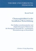 Cover: Chancengleichheit in der beruflichen Weiterbildung - Roderer Verlag