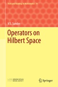 Cover: Operators on Hilbert Space - Springer