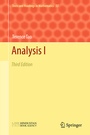 Cover: Analysis I - Springer
