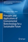 Cover: Principles and Applications of Environmental Biotechnology for a Sustainable Future - Springer
