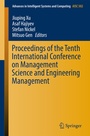 Cover: Proceedings of the Tenth International Conference on Management Science and Engineering Management - Springer