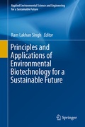 Cover: Principles and Applications of Environmental Biotechnology for a Sustainable Future - Springer
