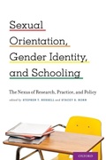 Cover: Sexual Orientation, Gender Identity, and Schooling - Oxford University Press Inc
