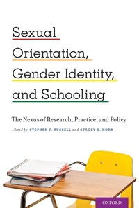 Enlarge image Cover: Sexual Orientation, Gender Identity, and Schooling - Oxford University Press Inc