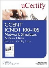 Abbildung von: CCENT ICND1 100-105 Network Simulator, Pearson uCertify Academic Edition Student Access Card - Pearson It Certification