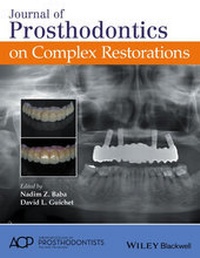 Abbildung von: Journal of Prosthodontics on Complex Restorations - Wiley-Blackwell
