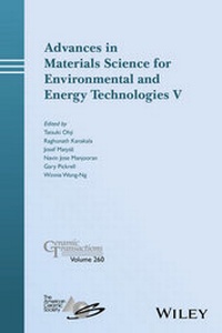 Enlarge image Cover: Advances in Materials Science for Environmental and Energy Technologies V - Wiley